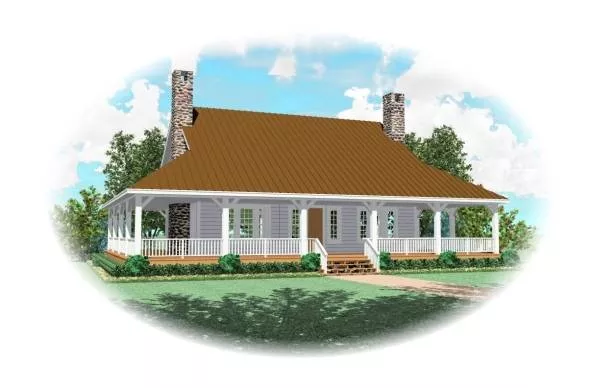 image of traditional house plan 8126